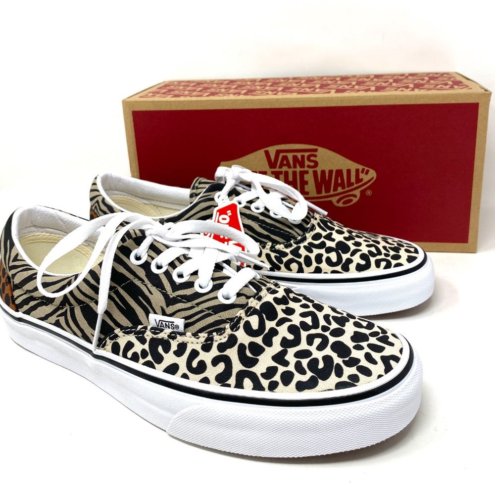 💖MEGA SALE💖Vans Era   Leopard Tiger Skateboarding Women's  Safari VN0A54F19M7 - Picture 9 of 12